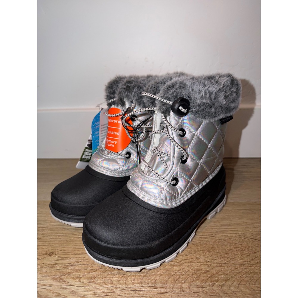 Girl snow boots waterproof size 11